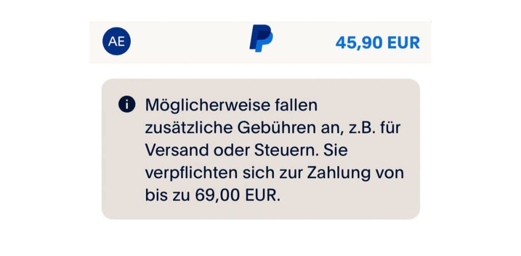 Paypal sorgt mit Meldung über Zusatzgebühren für Umsatzeinbußen im Handel