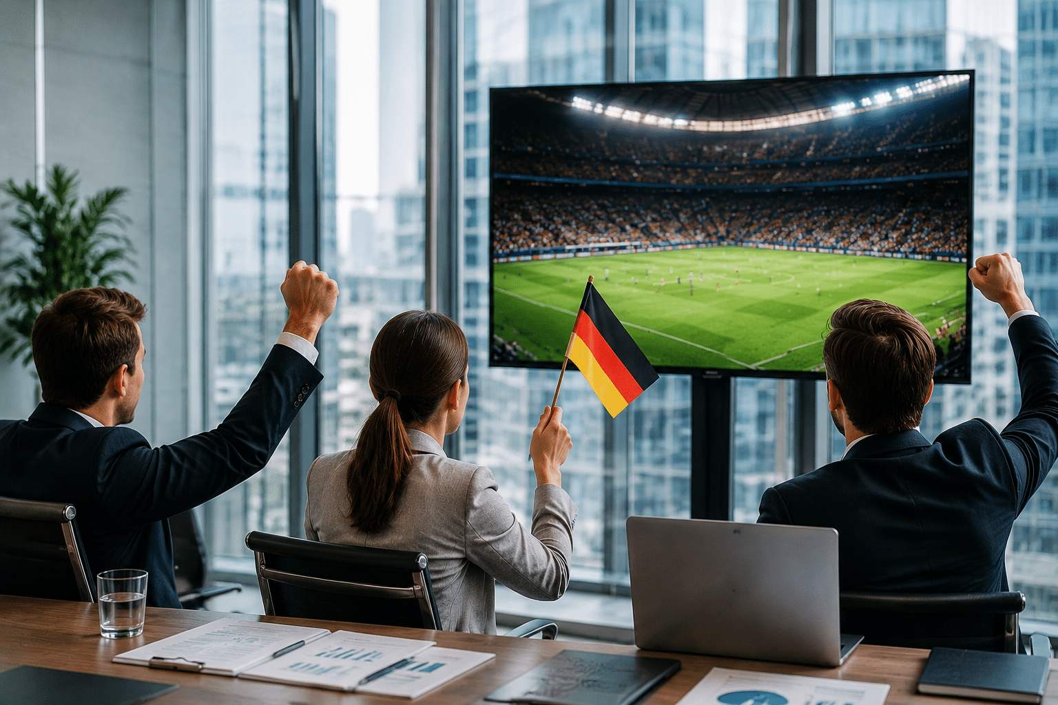 Unternehmen-in-Deutschland-vor-Fu-ball-WM-leicht-optimistischer