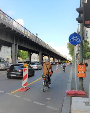 Verfahren Pop-Up Radwege eingestellt Berlin ADFC  