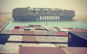 Suezkanal MV Ever Given Containerschiff Blockade Unfall 