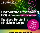 2. Corporate Streaming Days digitale Veranstaltungen Schwerpunkt digitale Events