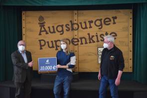 Deuter Spende Augsburger Puppenkiste 10.000 Euro 
