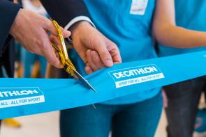 Decathlon Eröffnung Mega-Store Unterföhring München Click&Collect 