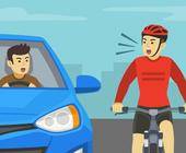 Verkehr Aggression Fahrrad Auto