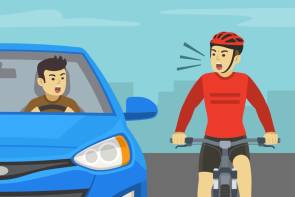 Verkehr Aggression Fahrrad Auto 