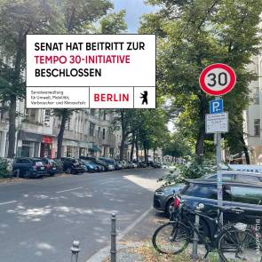 Lebenswerte Städte Initiative Tempo 30 Berlin 