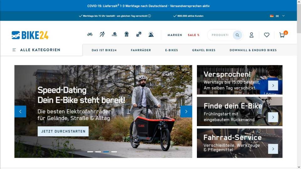 Bike24 stellt Gesch ftsbericht f r 2021 vor sazbike
