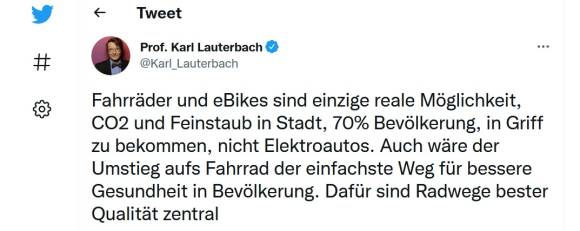 Karl Lauterbach Tweet Twitter