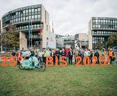 Fahrraddemonstration Landtag Düsseldorf