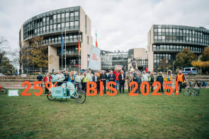 Fahrraddemonstration Landtag Düsseldorf 