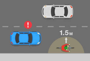 Studie Überholabstand Auto Fahrrad 