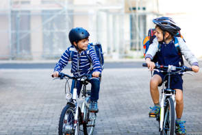 Schulweg Fahrrad Sicherheit 