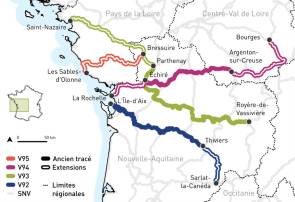 Frankreich Radtourismus Radfernwege 