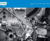 portus cycles website screenshot