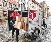 lastenrad logistik paketzustellung