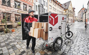 lastenrad logistik paketzustellung 