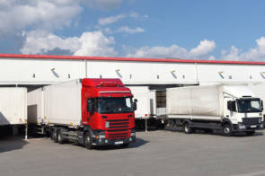 Lkw-Verladung 