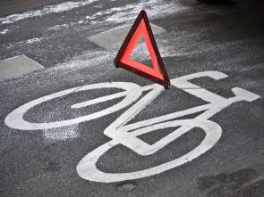 Schlechter Radweg in Berlin 