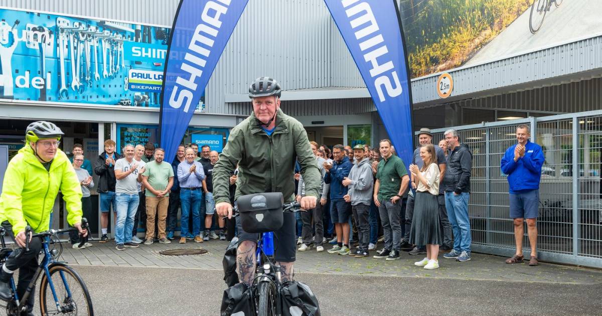Spendenradler-besucht-Paul-Lange-Co-