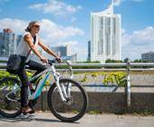 dame-auf-hochwertigem-ebike