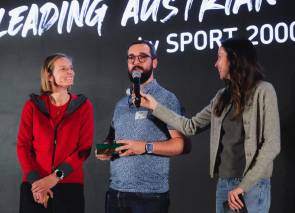 Irina Andorfer, Geschäftsführerin Sport 2000 Österreich, beim Händler Summit 2025 in Ohlsdorf, Oberösterreich . sport2000