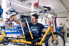 Symbolfoto: Fahrrad-Produktion in der EU. EBMA sieht die EU-Zollmaßnahmen als Garant für fairen Wettbewerb. bernds