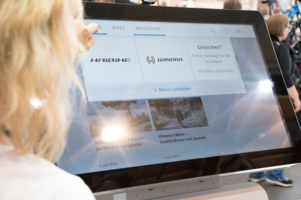 Winora Neue Digitale Verkaufshilfe Fur Ladenflache Sazbike De